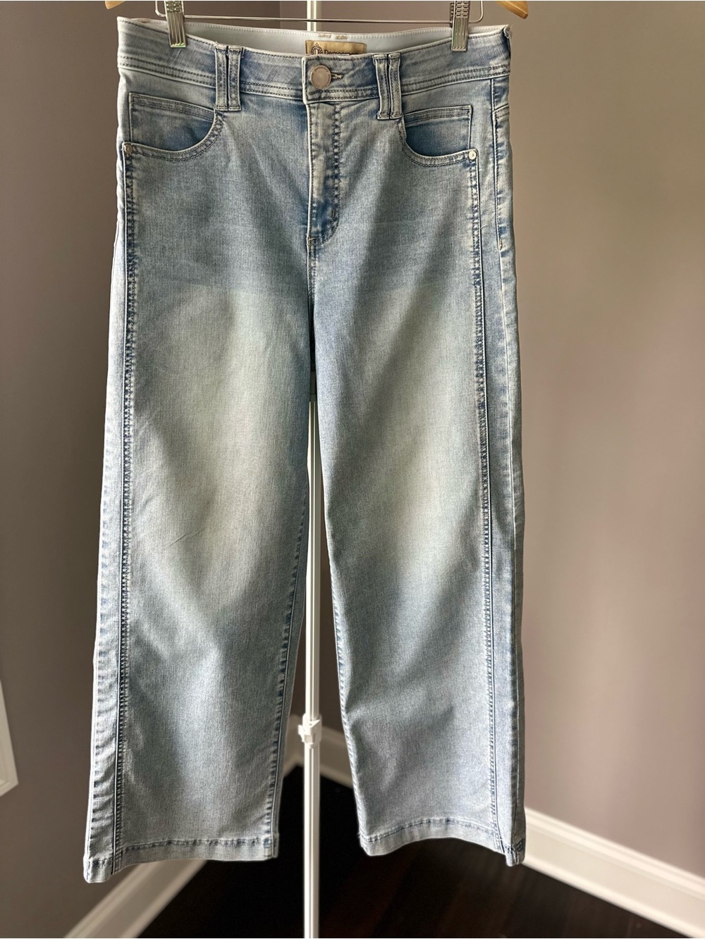 Democracy Light Wash Wide Leg Jeans